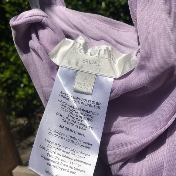 David’s Bridal lavender bridesmaid/prom dress - Picture 6 of 7